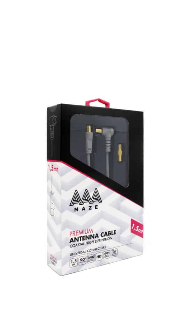 Cavo antenna AAAmaze lunghezza 1,5 metri Premium a d alta definizione