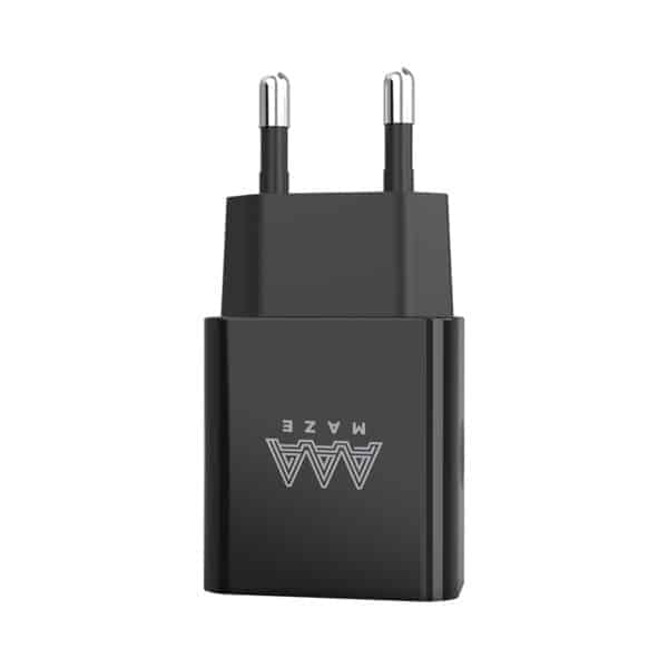 AAAmaze Caricatore rete - travel charger 1 USB 2.4A Nero