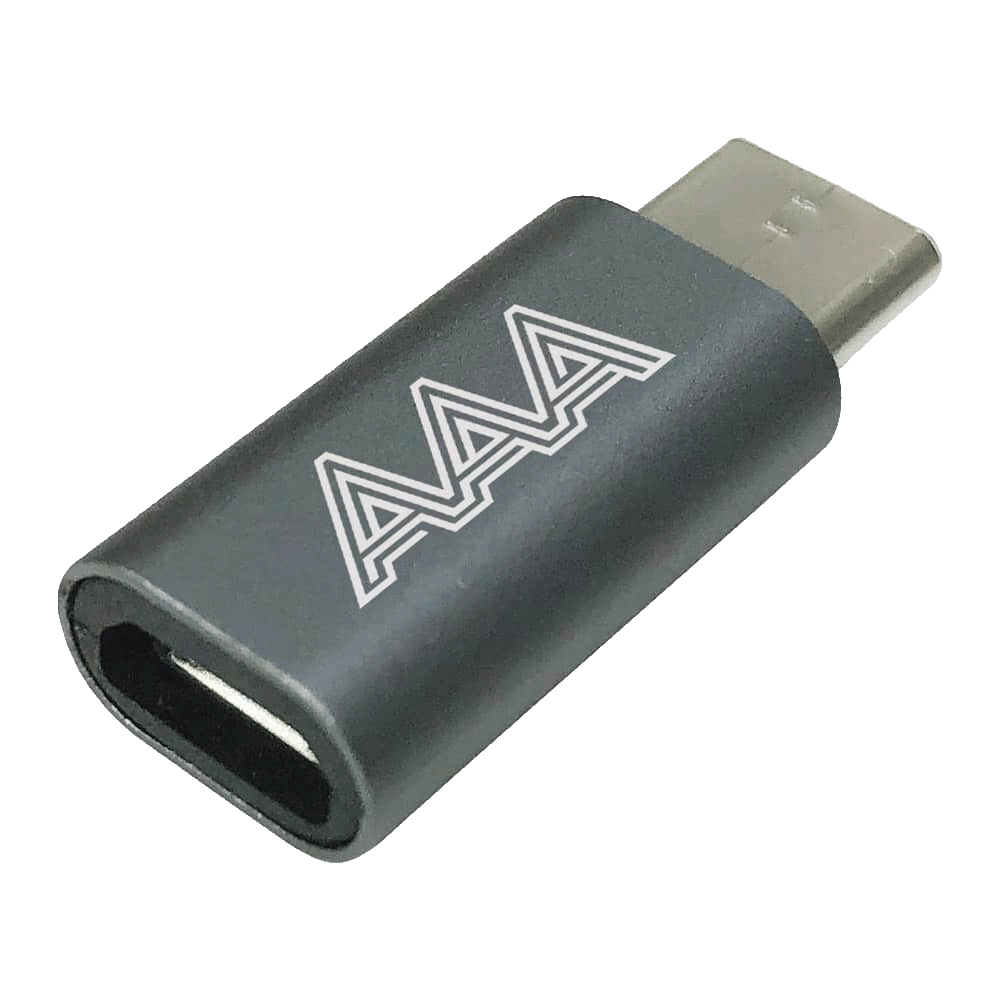 Set 3 Adattatori Intenso USB-C A MicroUSB – 480 Mbps, OTG, Alluminio Grigio, Fino A 2A, Compatto
