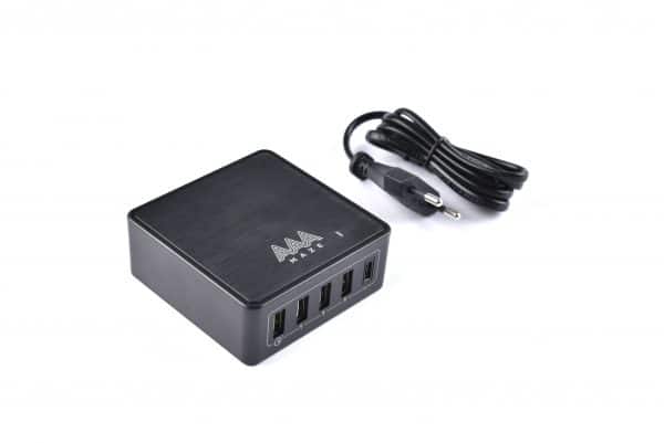 Caricatore multiplo USB AAAmaze Multi Charger 5 porte PD+QC 3.0 con TYPE-C