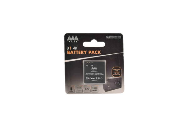 AAAmaze Action Cam batteria X1