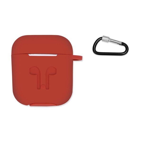 Custodia AAAmaze per Apple Airpods in silicone Red