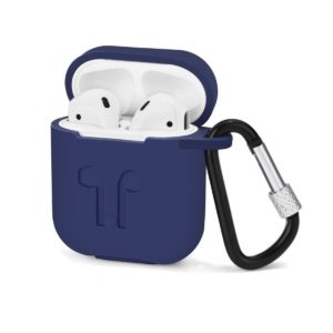 Custodia AAAmaze per Apple Airpods in silicone Dark Blu