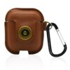 Custodia AAAmaze per Apple Airpods in pelle Honey Brown