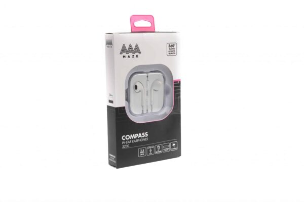 Auricolari a filo AAAmaze EA-3 bianco