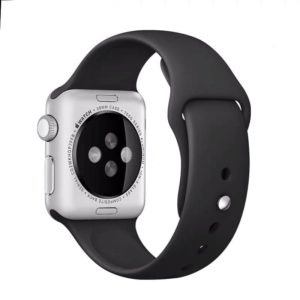 Cinturino AAAmaze Apple Watch in silicone Black