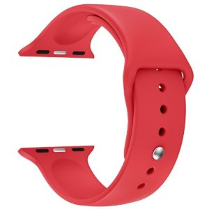 Cinturino AAAmaze Apple Watch in silicone Red