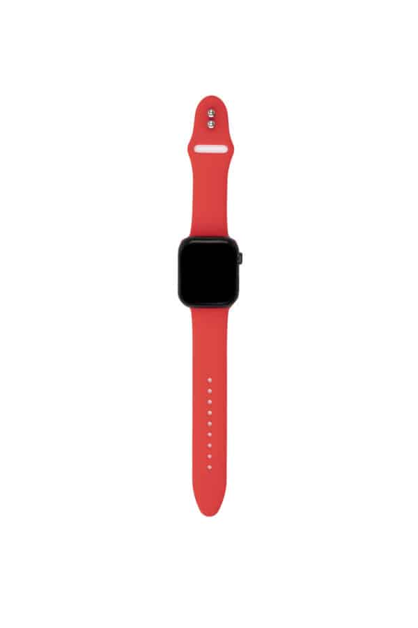 Cinturino AAAmaze per Apple watch 38/40mm in silicone red rosso