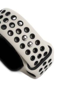 Cinturino AAAmaze per Apple watch 42/44mm in silicone sport stone/black grigio/nero