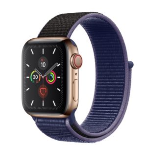 Cinturino AAAmaze Apple Watch in nylon Midnight Blue