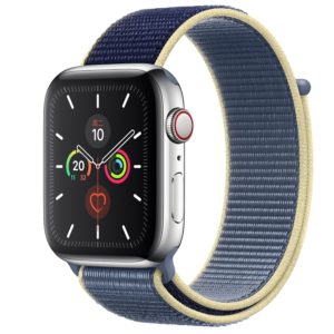 Cinturino AAAmaze Apple Watch in nylon Alaskan Blue