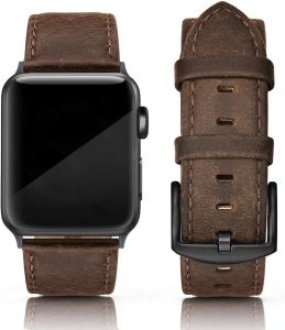 Cinturino AAAmaze Apple Watch in pelle Brown