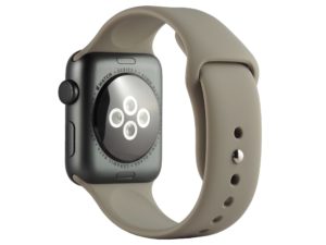 Cinturino AAAmaze per Apple watch in silicone light grey