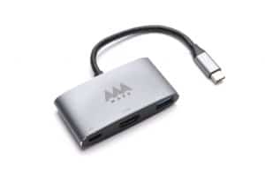 Adattatore AAAmaze 3in1 Type-C HDMI usb3.0 con ingresso USB alimentato