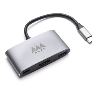 Adattatore AAAmaze 3in1 Type-C HDMI usb3.0 con ingresso USB alimentato