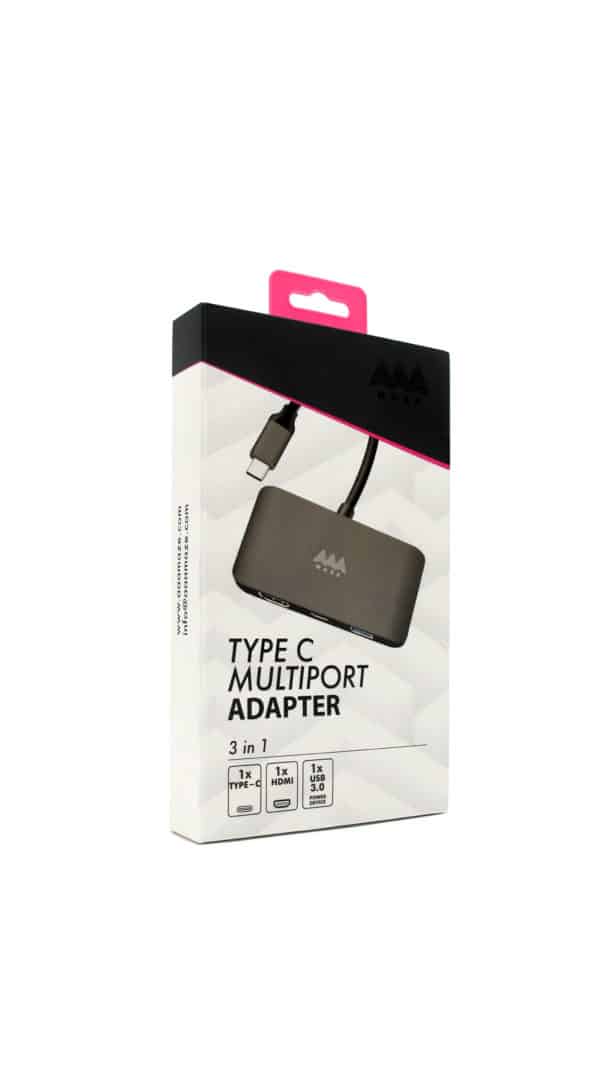 Adattatore AAAmaze multiporta Type-C/HDMI 3in1