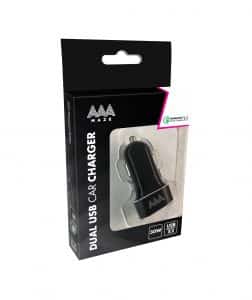 Caricatore Auto AAAmaze USB QC3.0 30W con doppia USB