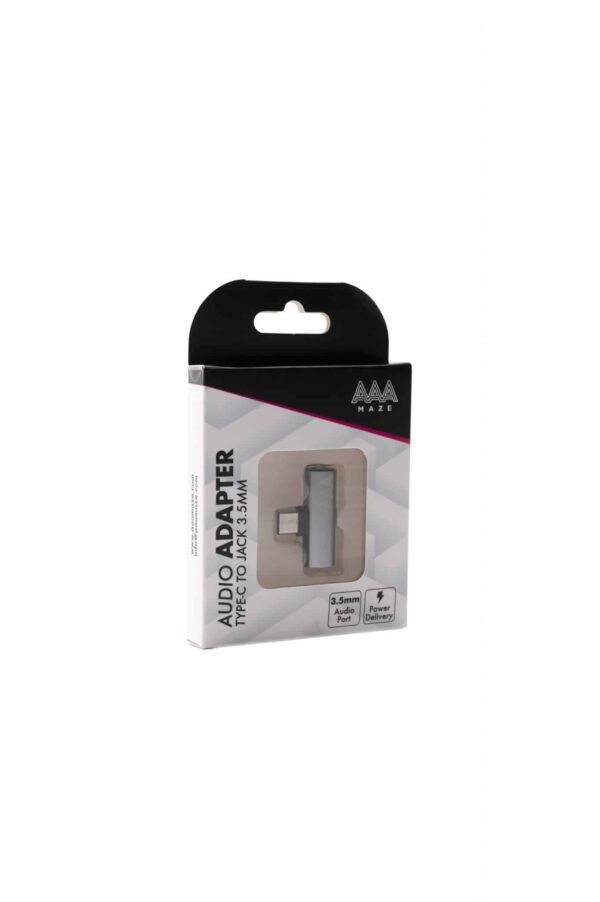 Adattatore audio AAAmaze Type-c con porta audio co n ingresso jack da 3,5 mm