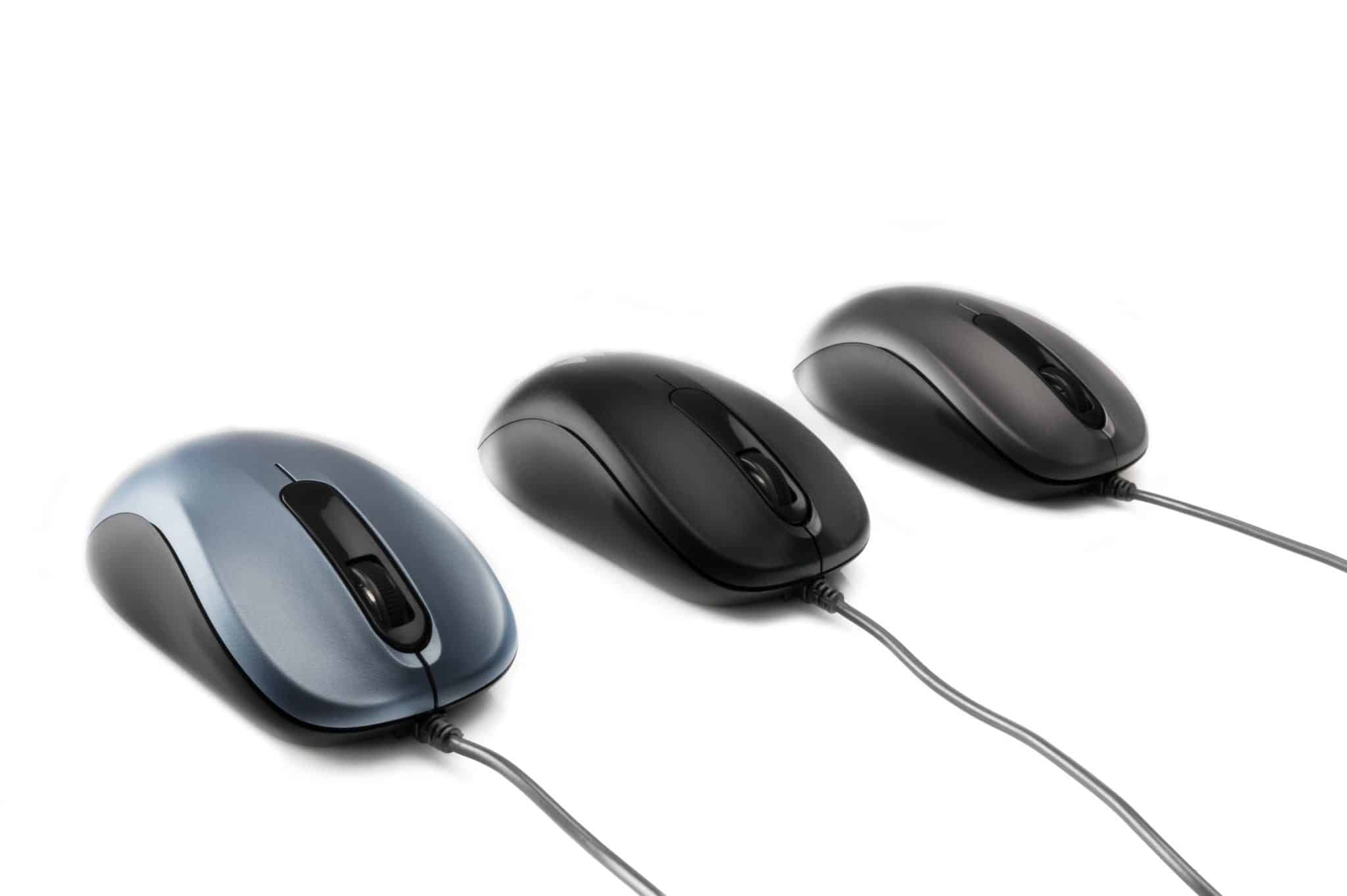 Camille - Mouse 3D / 1000 dpi con Cavo USB, Nero