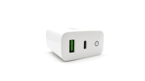Travel Charger AAAmaze 30 Watt 1 porta USB 1 porta TYPE-C