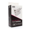 Travel Charger AAAmaze 30 Watt 1 porta USB 1 porta TYPE-C