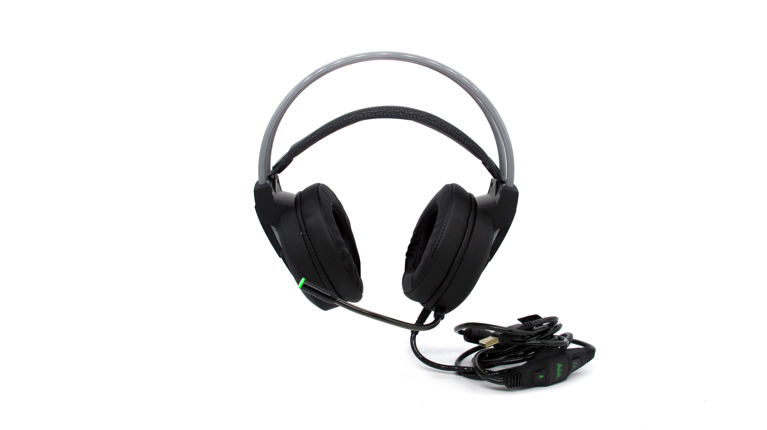 AAAmaze Cuffie Headset Gaming a filo con microfono nere