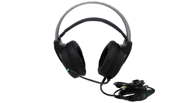 AAAmaze Cuffie Headset Gaming a filo con microfono nere