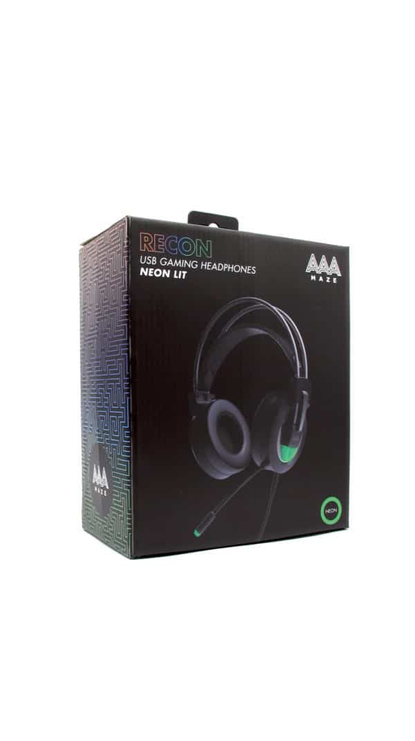 Cuffie AAAmaze Headset Gaming a filo con microfono nere