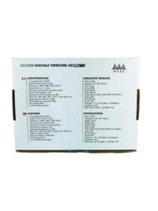 Decoder AAAmaze TVD 24 digital tv DVB-T2 HEVC