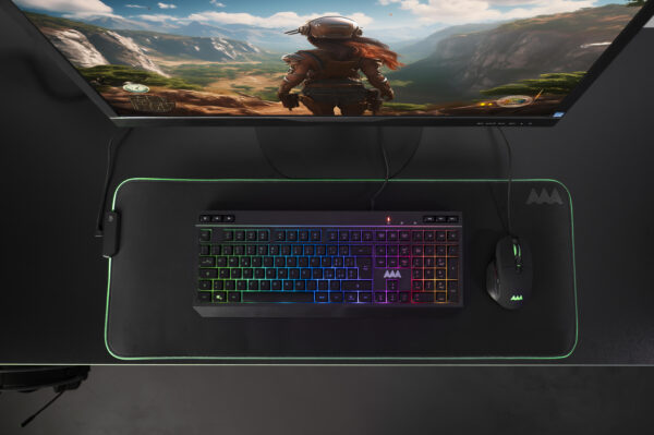 AAAmaze Tastiera gaming Dominator nera - immagine 7
