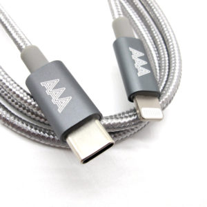 AAAmaze Cavo lightning to Type-C per iPhone 1,2 metri grey grigio