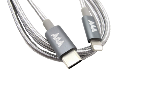 AAAmaze Cavo Lightning to Type-C per iPhone 1,2 metri grigio