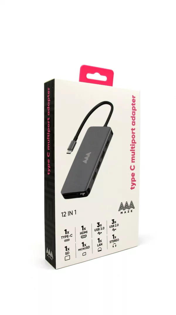 AAAmaze Adattatore Multiporte 12 in 1 HUB Type-C - immagine 6