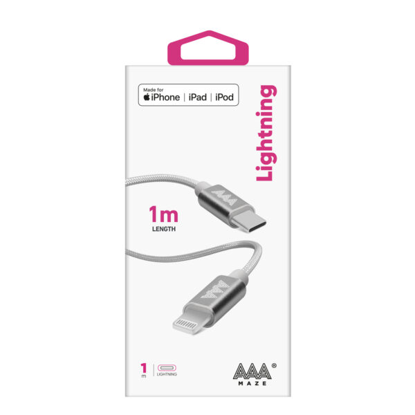 Cavo AAAmaze da 1mt. o 1,5mt. Type-C 2.0 - Lightning - immagine 5
