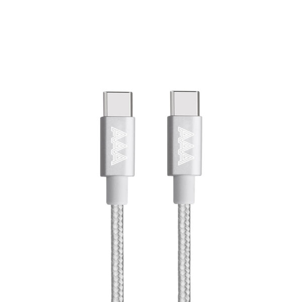 Cavo cordonato AAAmaze Type-C - Type-C 2.0 lunghezza 1mt. o 2mt. - immagine 4