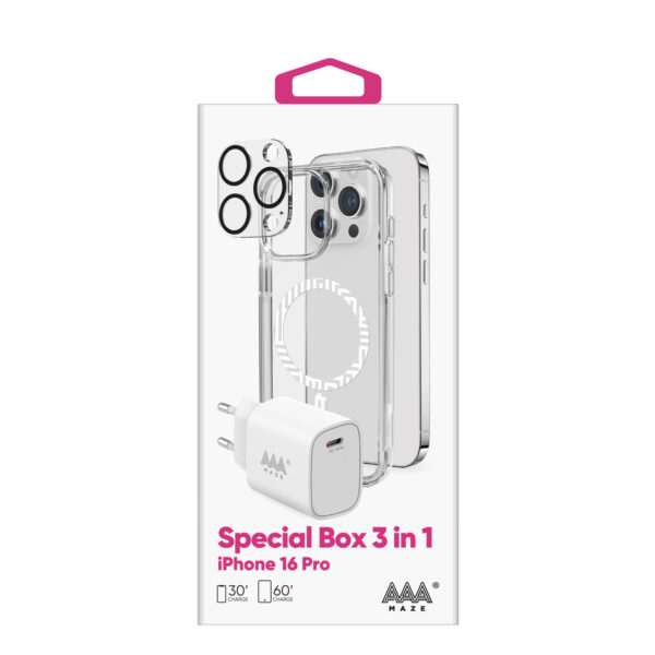 Special Box 3 in 1 AAAmaze per iPhone 16, iPhone 16 Pro e iPhone 16 Pro Max - immagine 2
