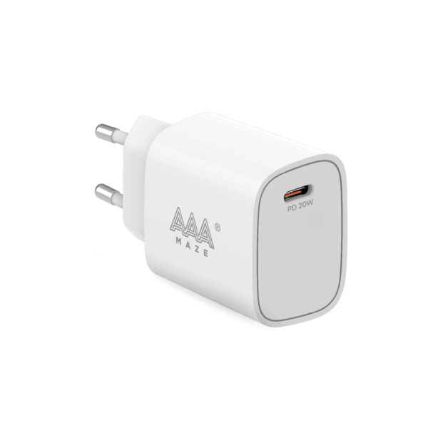 Caricabatterie da viaggio AAAmaze 1 porta USB-C PD 20W o 30W - immagine 4