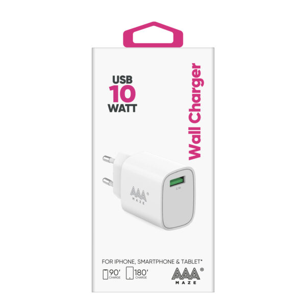 Caricabatterie da viaggio AAAmaze 100/250V 2100mAh fast charge - immagine 2
