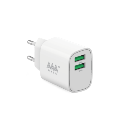 Caricabatterie da viaggio AAAmaze 2 porte USB-A