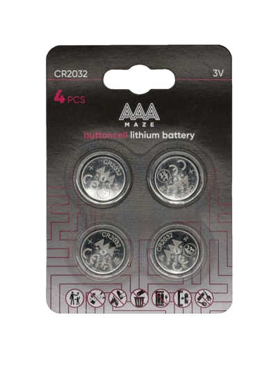 AAAmaze Pile Buttoncell Lithium CR2032