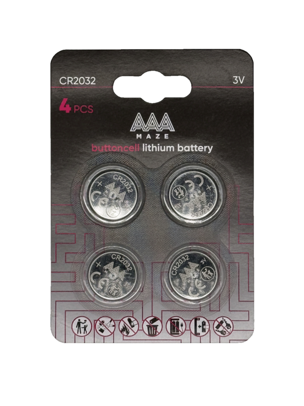 AAAmaze Pile Buttoncell Lithium CR2032