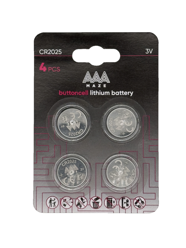 AAAmaze Pile Buttoncell Lithium CR2025