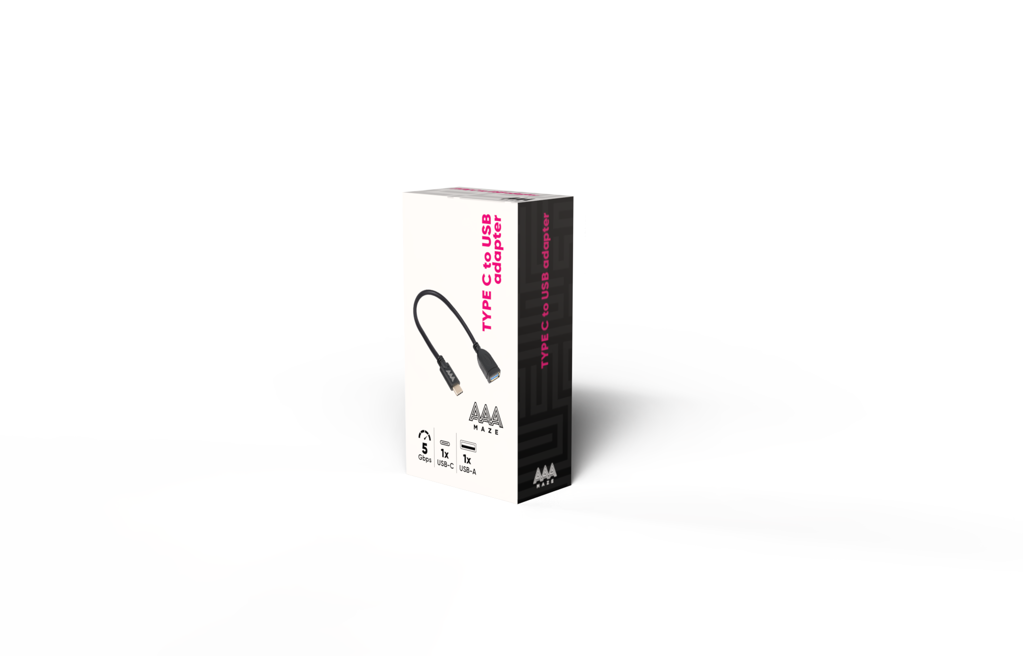 Cavo AAAmaze Type-C Male to USB-A 3.0 in TPU - immagine 2