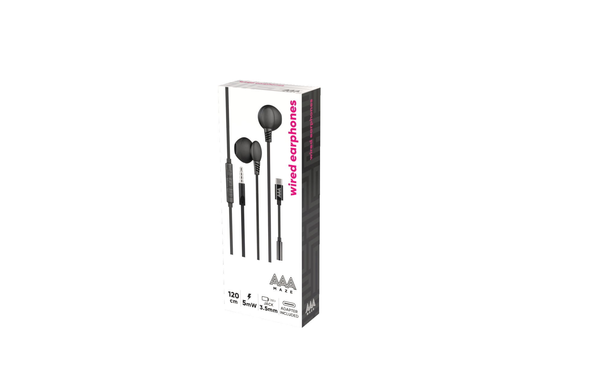 Auricolari ear bud a filo 3,5MM Plug + 3,5MM a USB - immagine 3