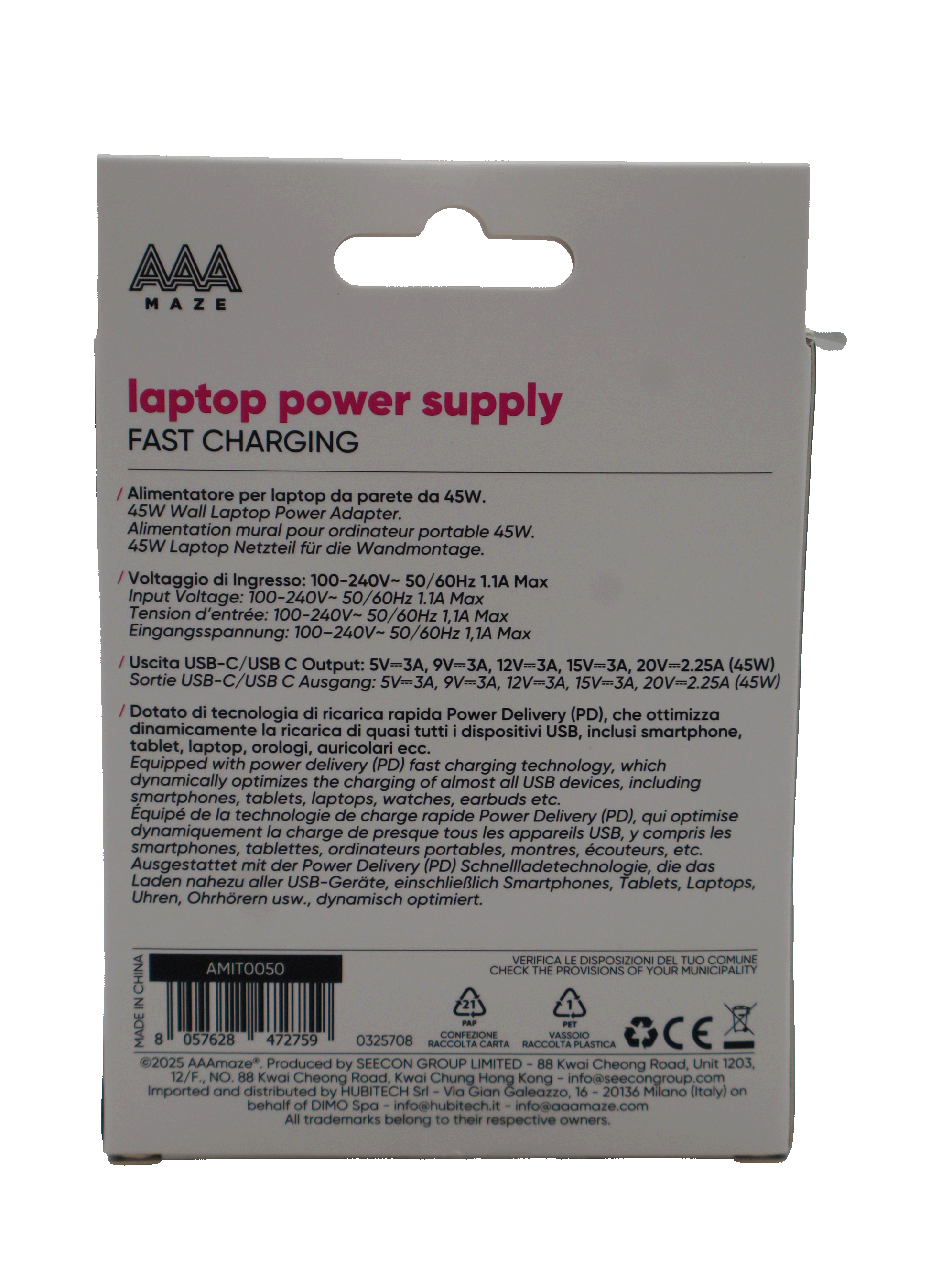 Alimentatore AAAmaze Type USB-C 45W - immagine 4