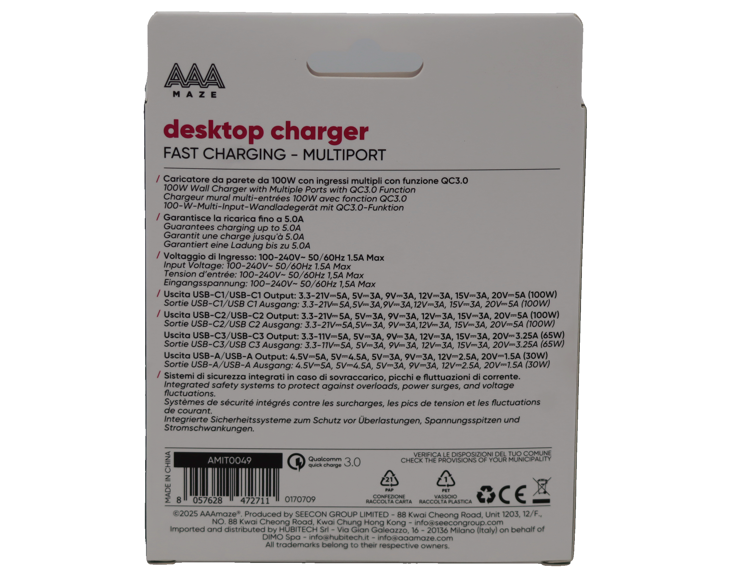 Alimentatore multi charger AAAmaze 100W - immagine 4