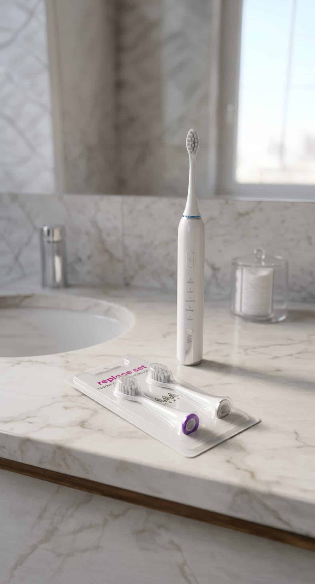 Testine di ricambio spazzolini AAAmaze AMPC0009 Puresonix H3 confezione 2pz - immagine 3